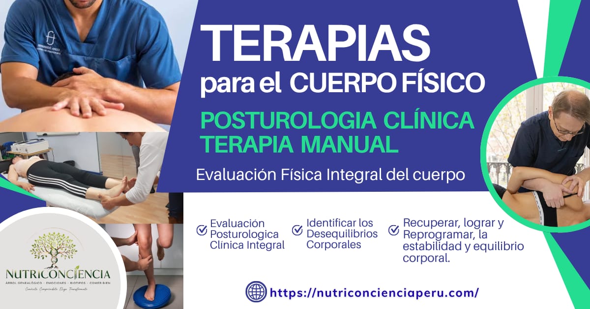 Terapia del cuerpo físico en Nutriconsciencia